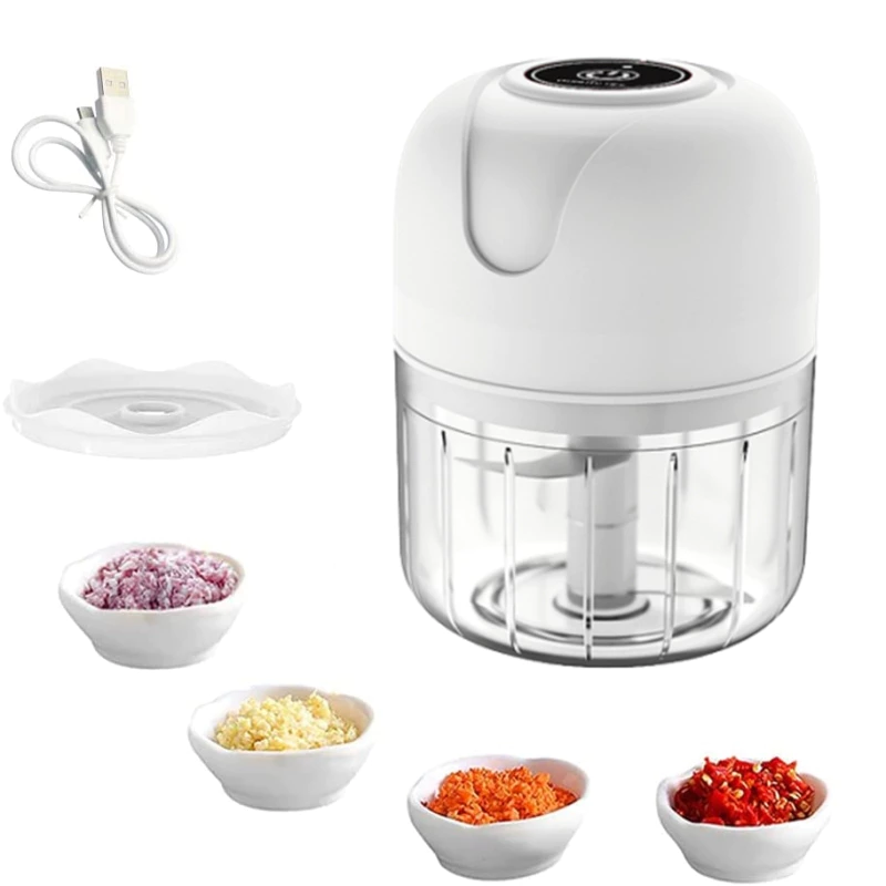 Mini Processador Triturador Sem Fio Elétrico