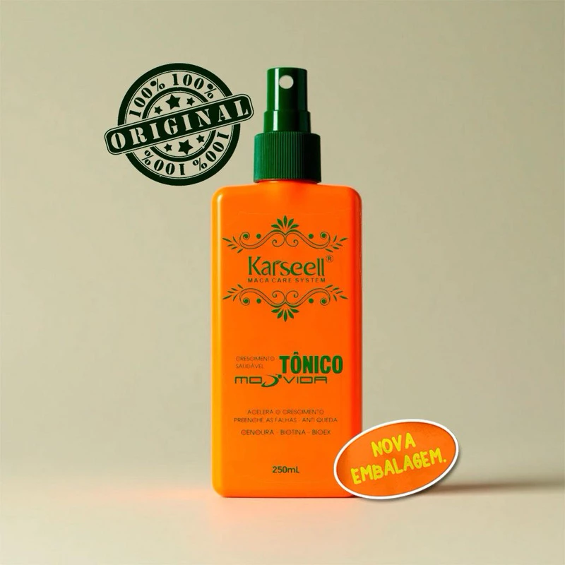 SUPER TÔNICO CAPILAR KARSEELL ORIGINAL MODVIDA - Crescimento TURBINADO e Fim da Queda