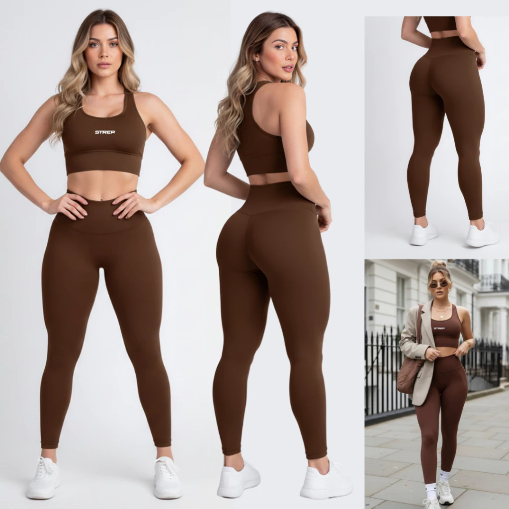 Conjunto Academia Top Fitness e Legging