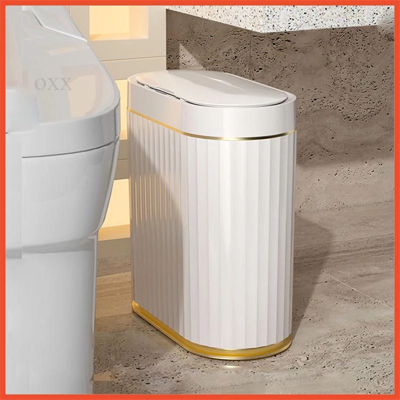 Lata De Lixo Com Sensor Inteligente Para Banheiro De Cozinha Luz De Luxo Sala De Estar Familiar À Pr