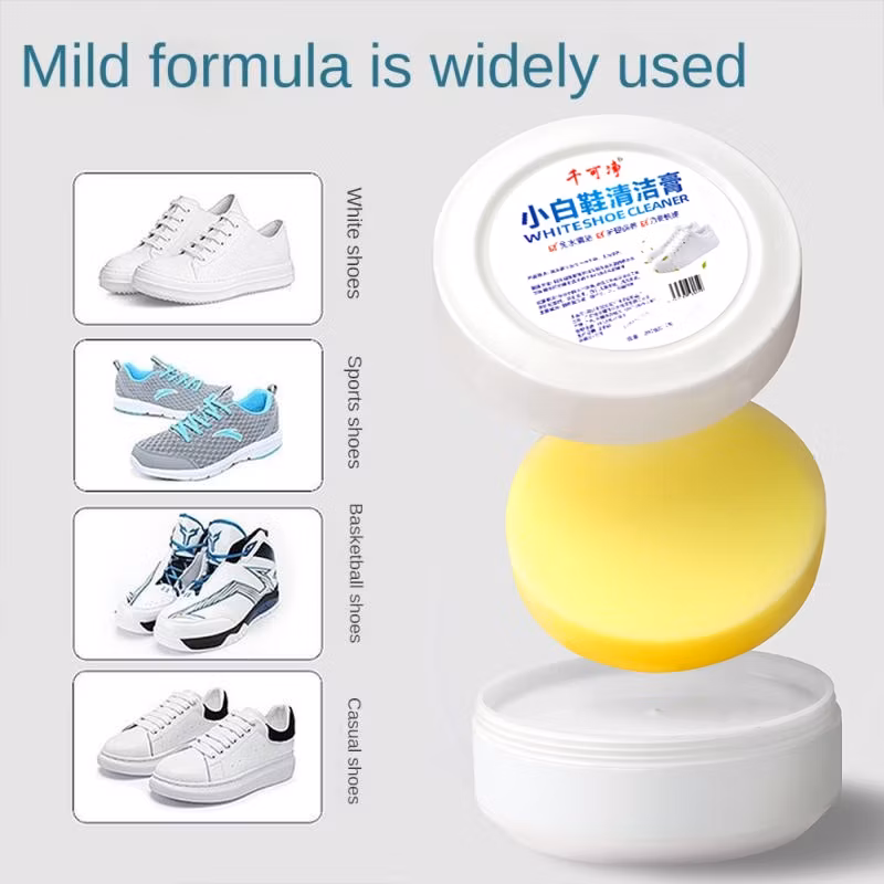 Creme De Limpeza De Sapatos Brancos Removedor De Manchas Branqueamento Para Todos Os Usos Co